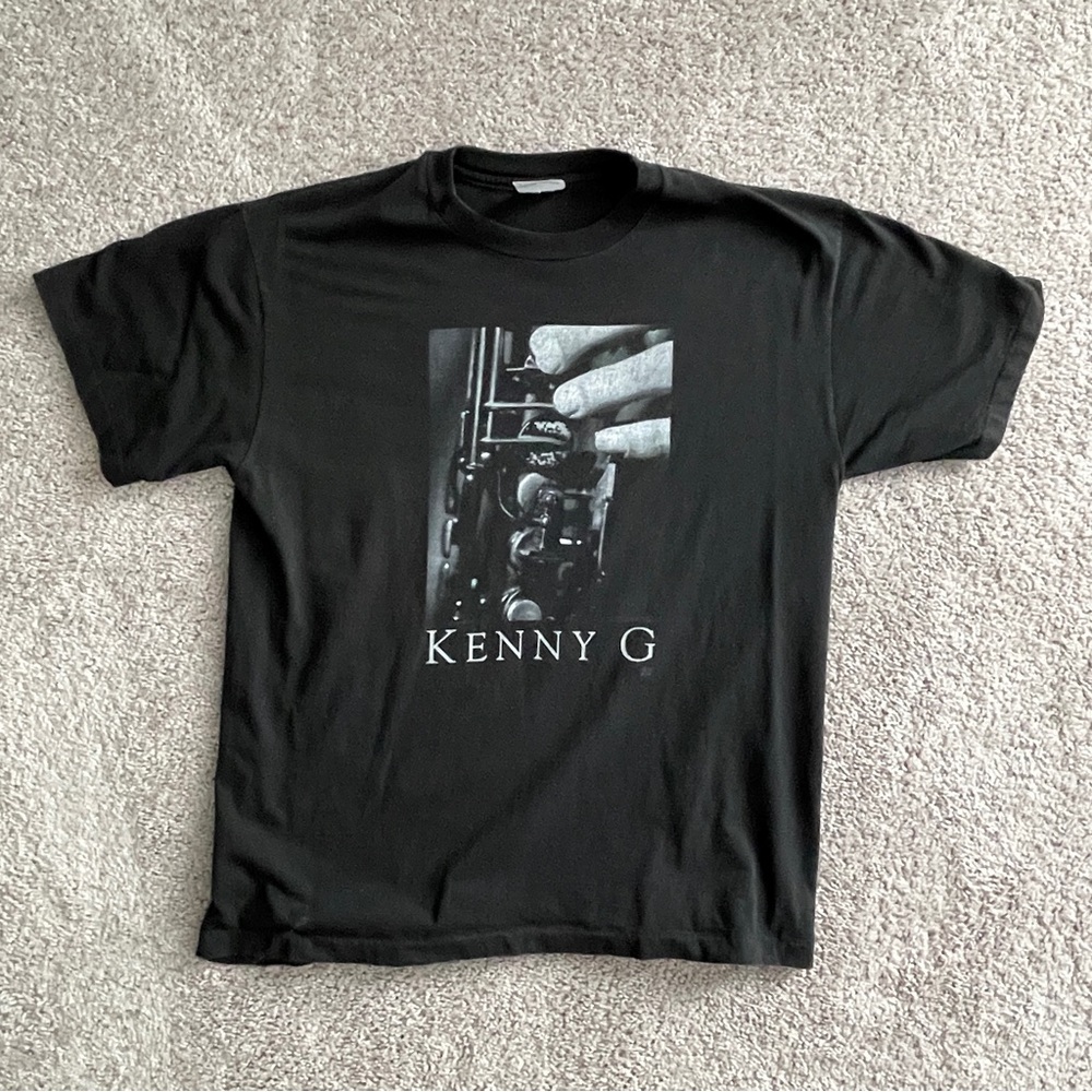 Vintage 1992 Kenny G Breathless Album Tour T Shirt 90s Hanes Ultraweight Large